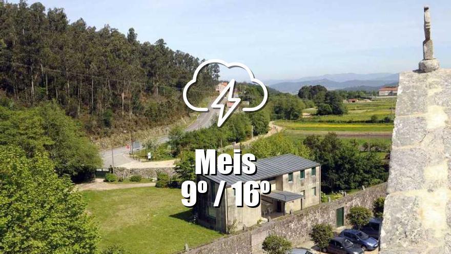 El tiempo en Meis: previsión meteorológica para hoy, miércoles 1 de mayo
