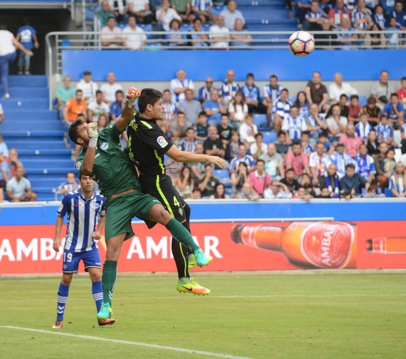 Partido entre el Alavés y el Sporting