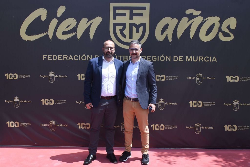 Las imágenes de la gala por los 100 años de la Federación Murciana de Fútbol