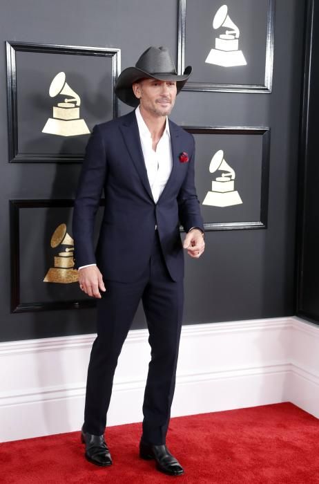 Tim McGraw, en los premios Grammy.