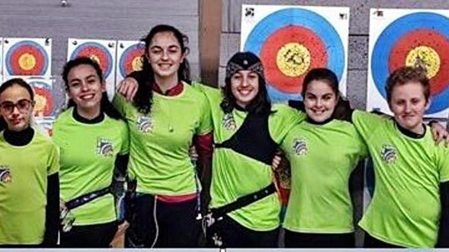 Sis joves arquers del TA Olesa participen en els Campionats d&#039;Espanya de sala