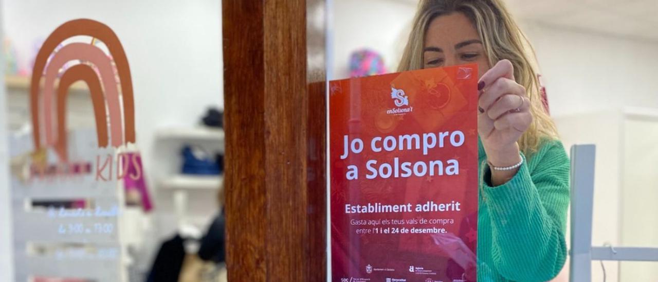 Un de la vuitantena d’establiments solsonins adherits a la campanya | AJUNTAMENT DE SOLSONA