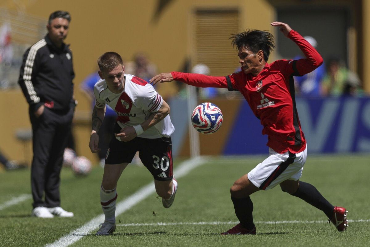 Franco Mastantuono, ante el Urawa Reds