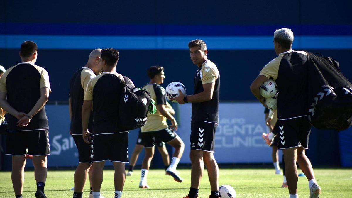 Funes lidera su primera pretemporada en el primer equipo del Málaga CF.
