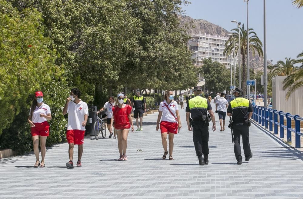 Primer fin de semana de playas abiertas al baño