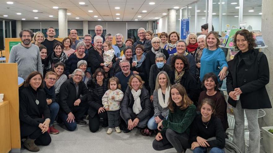 Homenatge a l’Antònia de la biblioteca Pare Ignasi Casanovas de Santpedor per la seva jubilació