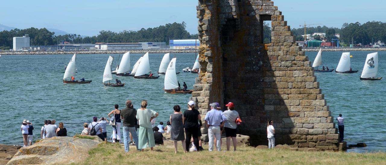 La anterior regata de dornas.