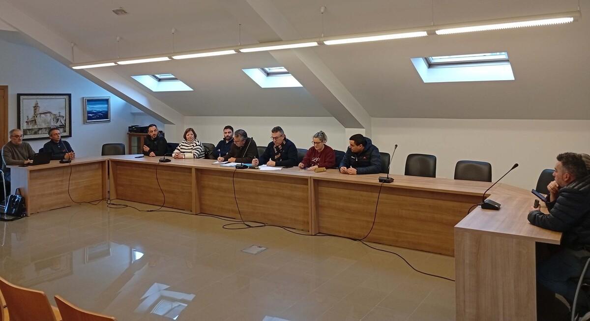 Ediles que acudieron a la sesión plenaria celebrada en Brión