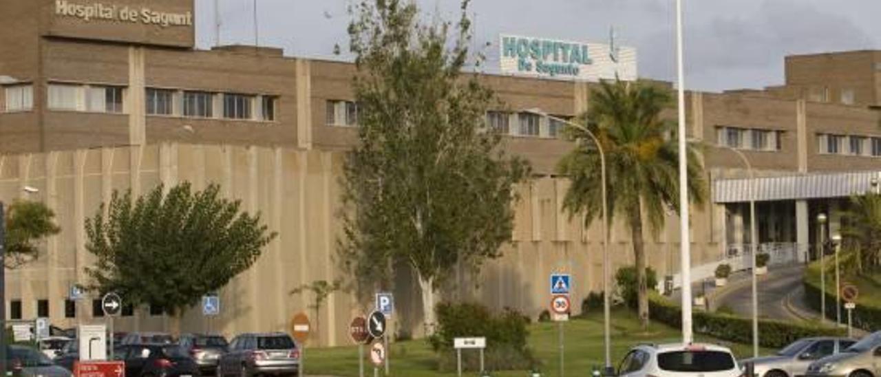 Vista del hospital de Sagunt.