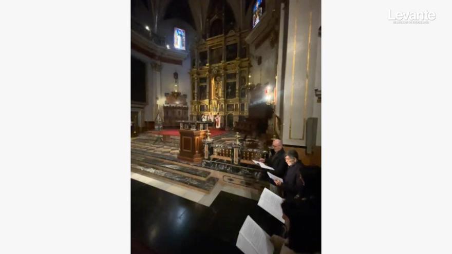 Algemesí revive la liturgia medieval del Oficio de Tinieblas tras décadas desaparecida