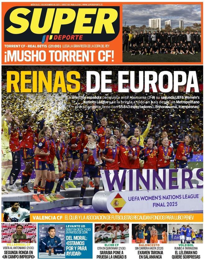 Las portadas de la prensa deportiva de hoy
