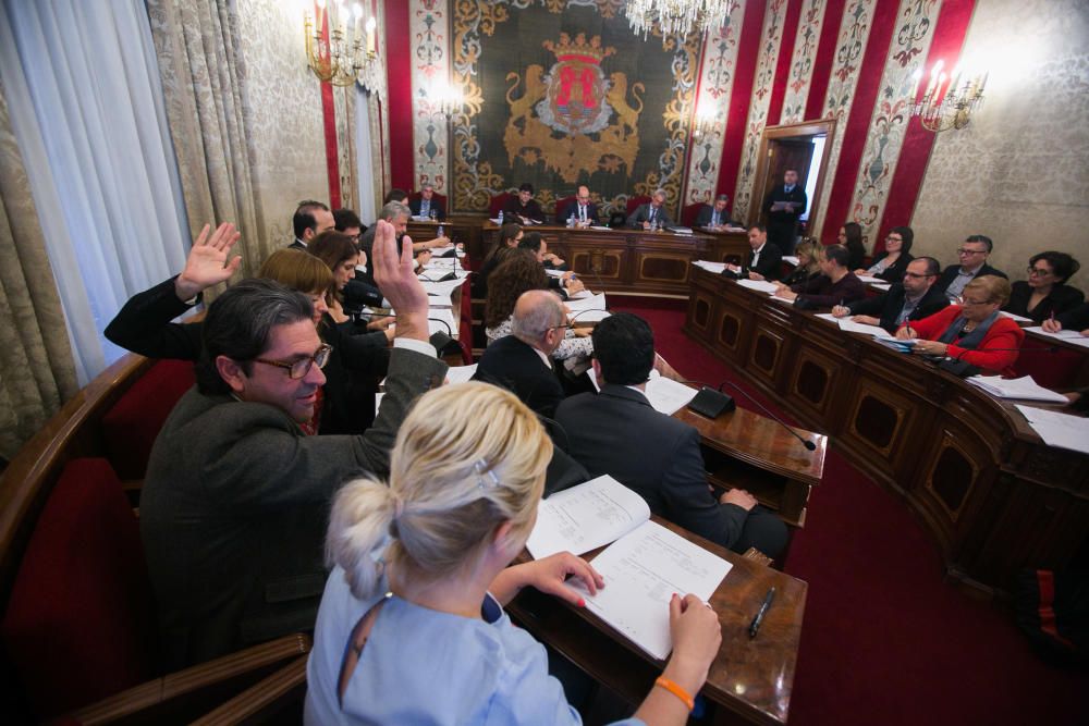 Pleno de presupuestos de Alicante