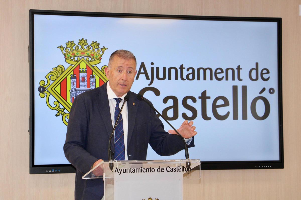 Vicent Sales es el portavoz del equipo de gobierno local del Ayuntamiento de Castelló.