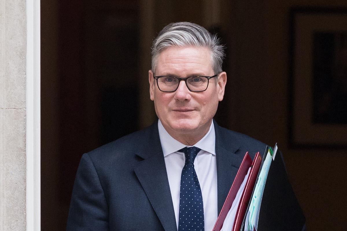 El primer ministro británico, Keir Starmer, este miércoles.
