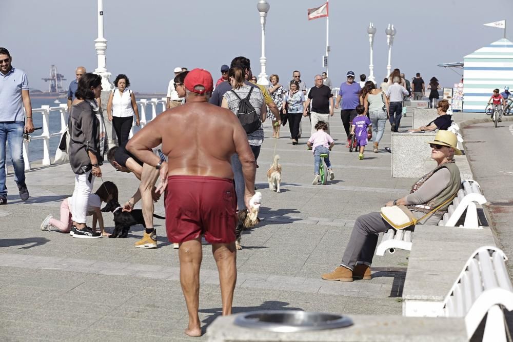 Vuelve el verano a Asturias en el primer fin de semana del otoño