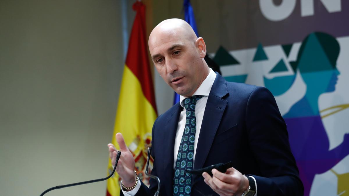 Luis Rubiales, presidente de la Real Federación Española de Fútbol.