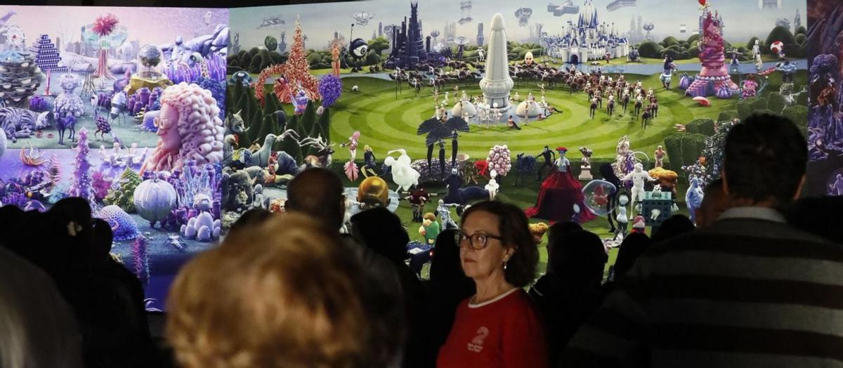 Última semana para ver la nueva versión del "Jardín de las Delicias" | F. RODRÍGUEZ