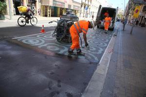 Collboni esborra l’urbanisme tàctic dibuixat per Colau al carrer de Pelai