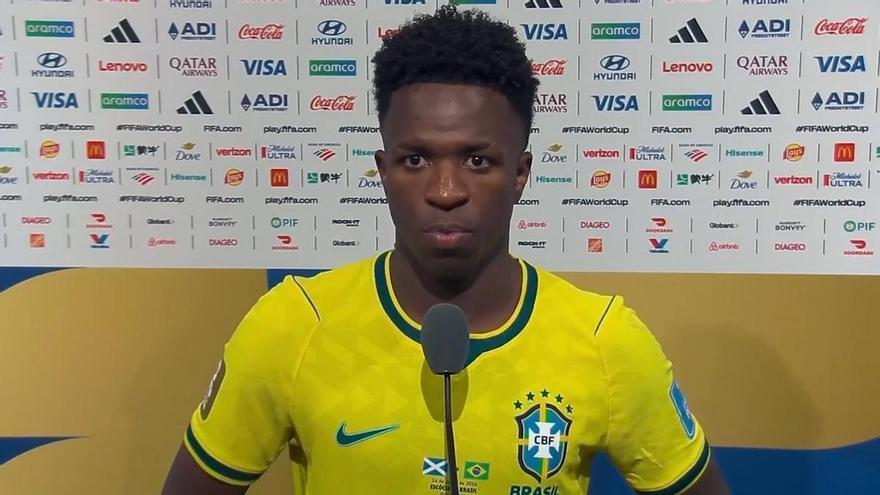 Vinícius: "Ancelotti es el mejor y hoy volvió Neymar, nuestro ídolo"