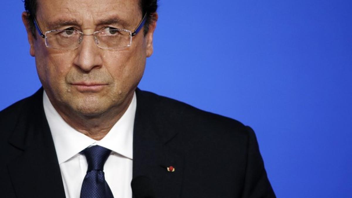 François Hollande, durante una rueda de prensa en el Elíseo, el pasado noviembre.