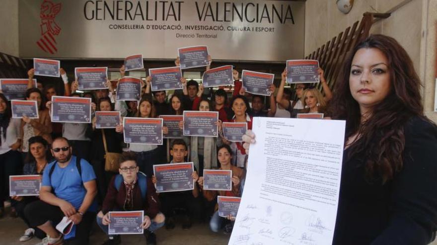Protesta del colegio San José Hijas de la Caridad de Alicante