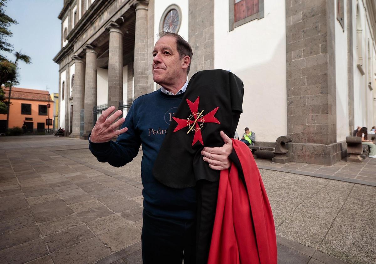 Jorge Melón, cofrade lagunero.