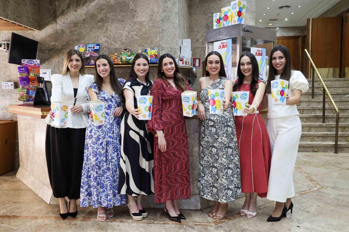 La Bellea del Foc y sus damas comparten su pasión por el cine