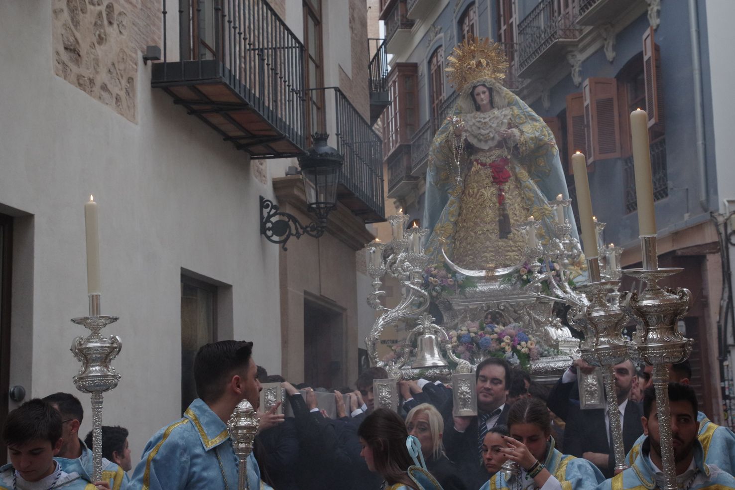 El rosario de la aurora de la Virgen del Rosario de la Sentencia, en imágenes