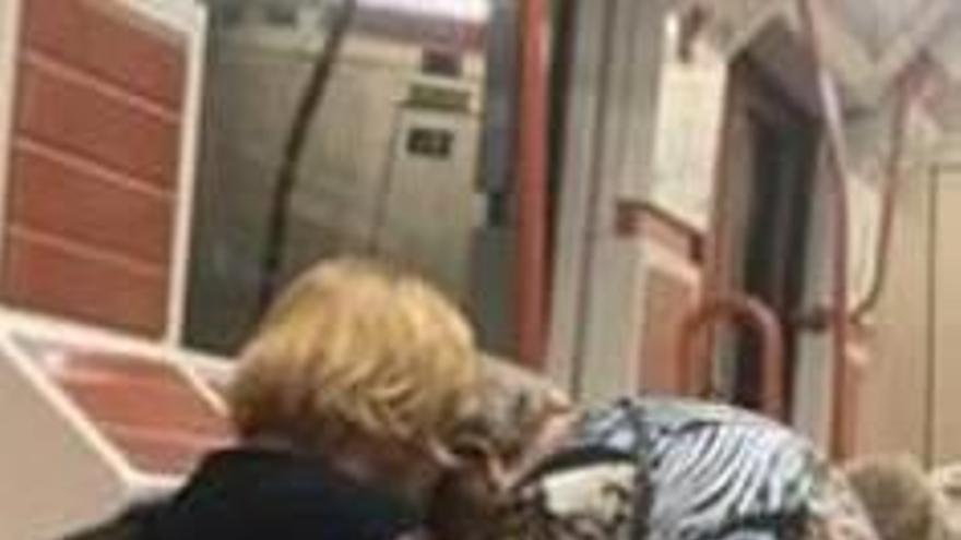 Terror al metro de Madrid per un tret d&#039;una pistola de fogueig