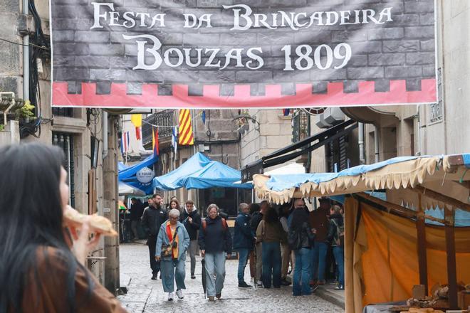 Bouzas celebra su Brincadeira bajo la lluvia