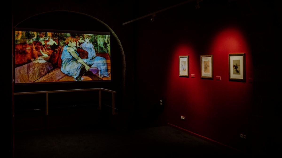 En la primera sala también se proyecta un audiovisual con imágenes de sus cuadros más famosos.