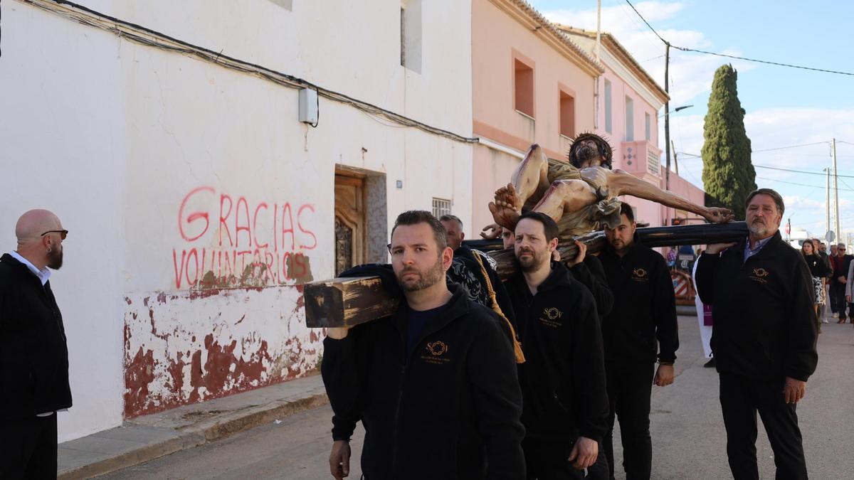 Procesión de les Set Paraules por el Mas del Jutge de Torrent