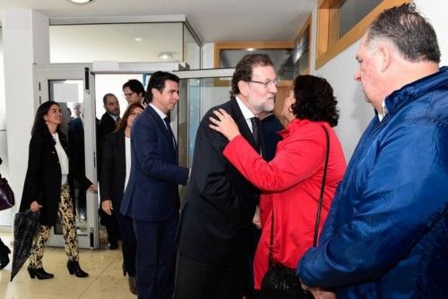 Mariano Rajoy, da una conferencia de prensa en Telde