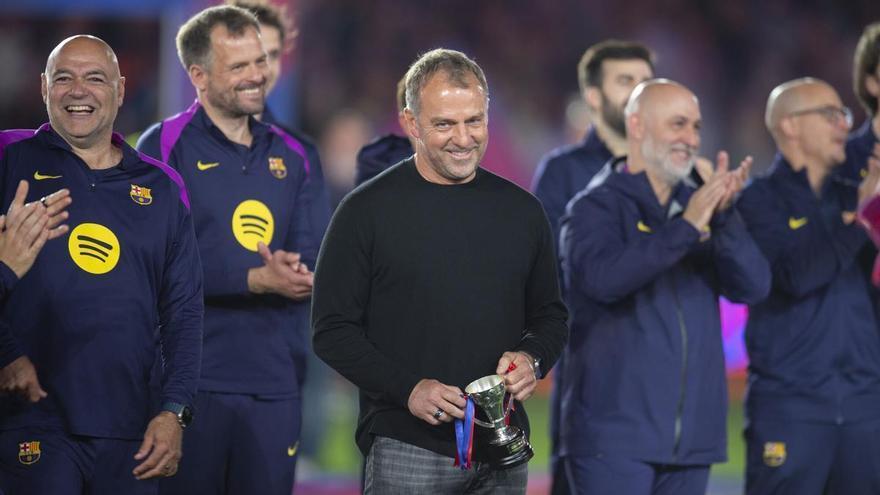 Flick aprueba su renovación con el Barça, que se anunciará en breve