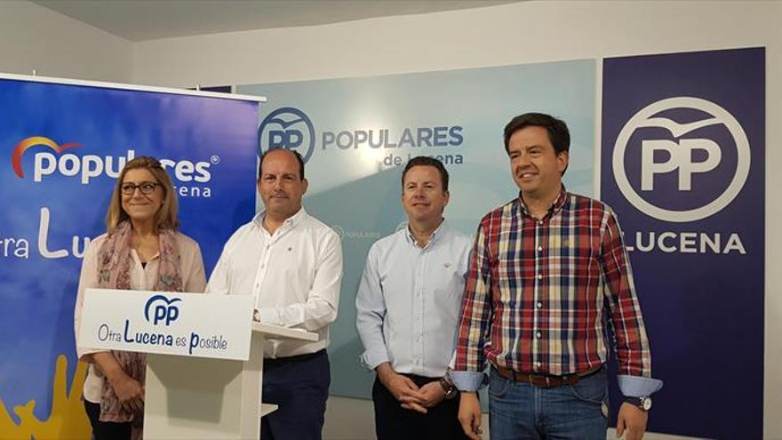 El PP de Lucena promete una bajada de la presión fiscal