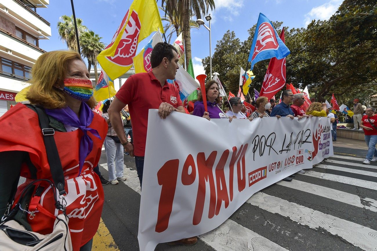 Manifestación del 1 de Mayo en Las Palmas de Gran Canaria (01/05/22)