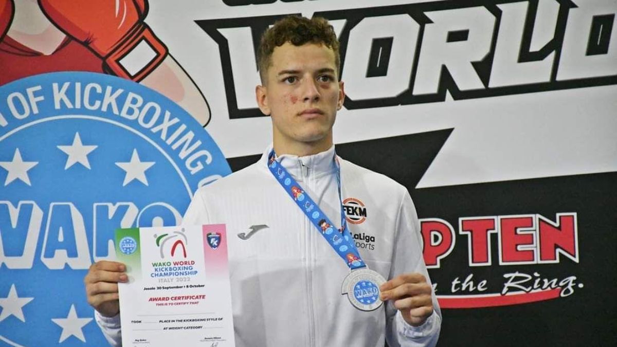 El català Otman Ben Zahra s’ha proclamat subcampió del Món de Kickboxing a la categoria Júnior de 69 Kg