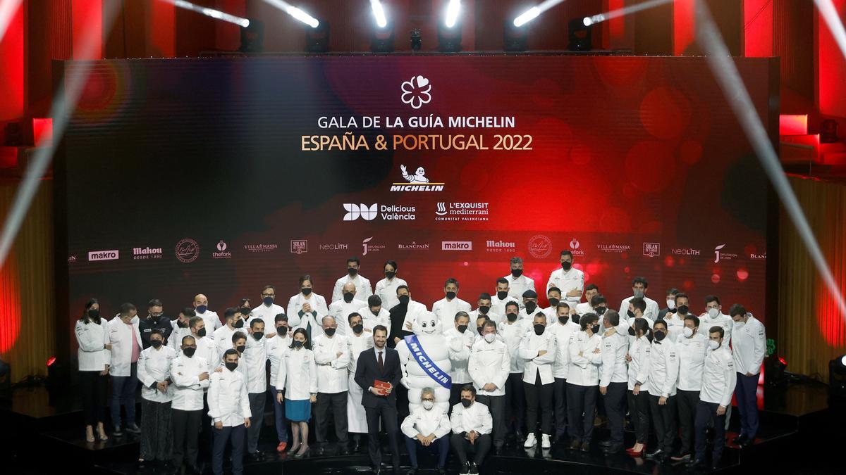 Guía Michelin España y Portugal 2022Gala de presentación de la Guía Michelin 2022