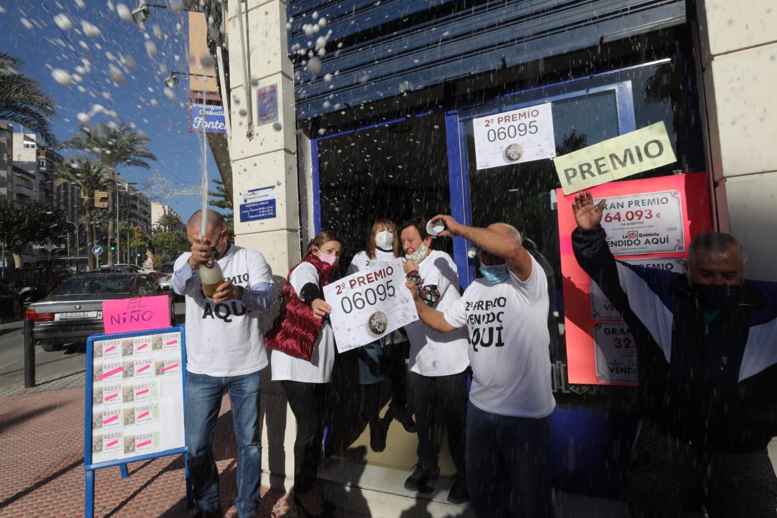 El segundo premio de la Lotería de Navidad deja 10 millones en Crevillent