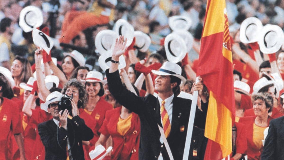 Felipe VI, entonces príncipe de Asturias, 
durante la inauguración de los JJ OO de 
Barcelona. EFE
