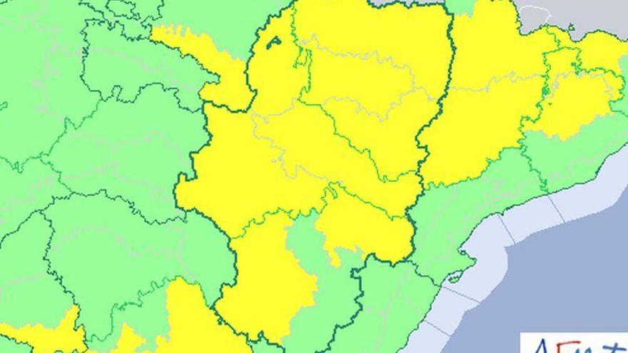 Se mantiene la alerta amarilla por altas temperaturas en Aragón