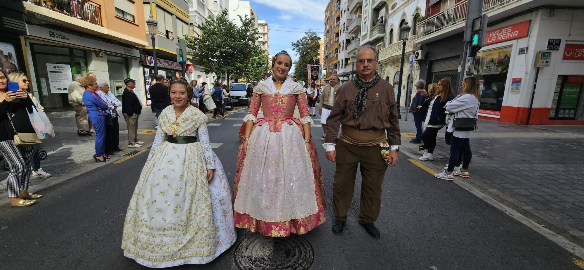 Las comisiones el Marítim, protagonistas en el Homenaje a la Senyera