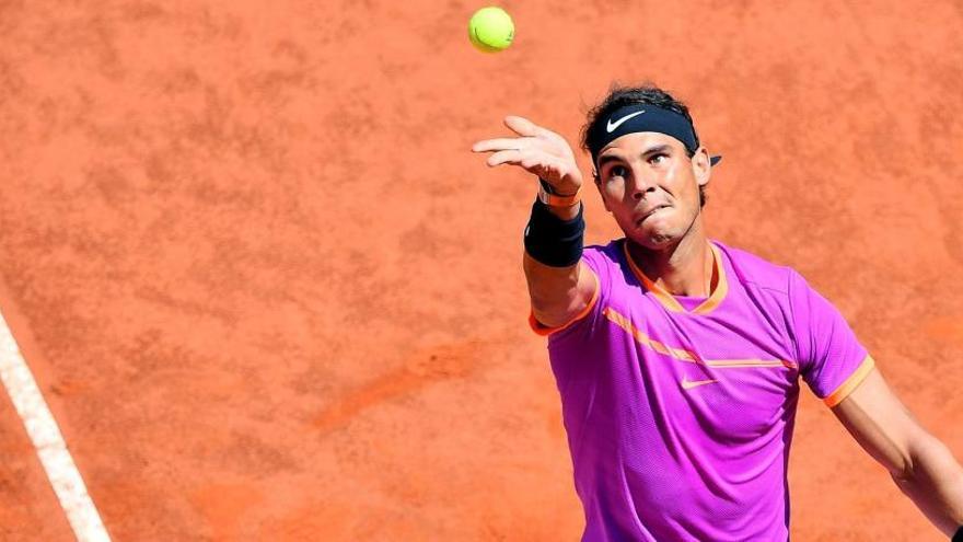 Rafa Nadal, en el torneo de Roma