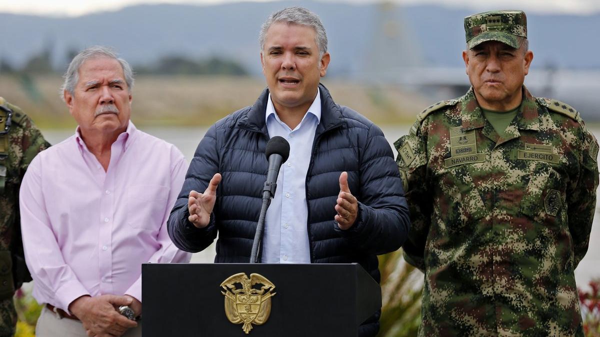 El presidente colombiano Iván Duque.