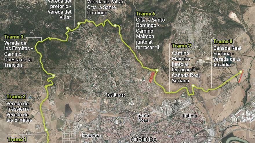 La Junta saca a concurso la obra del primer tramo del cinturón verde de la Sierra de Córdoba