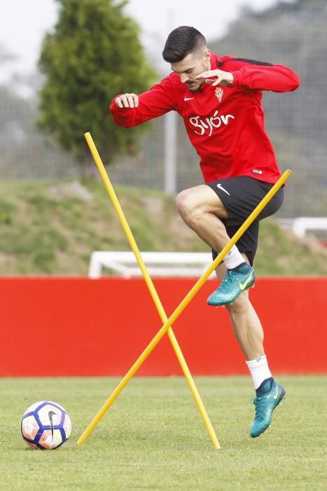 Entrenamiento del Sporting