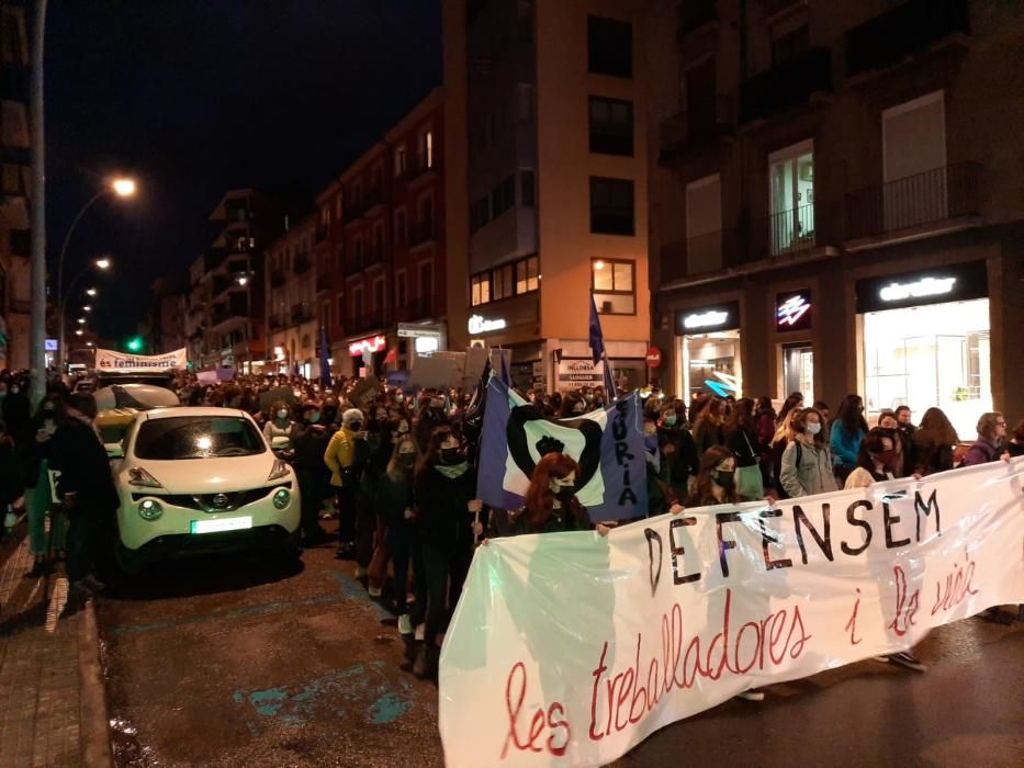 Manifestació del 8-M a Manresa a la tarda