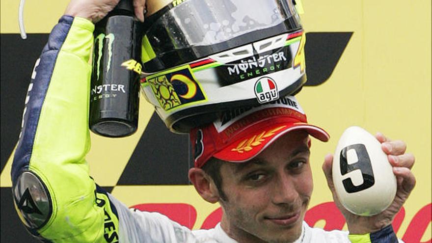 Rossi, campeón del mundo de MotoGP.