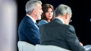 Anne Hidalgo y Jaume Collboni, este lunes en la reunión del Cercle dEconomia