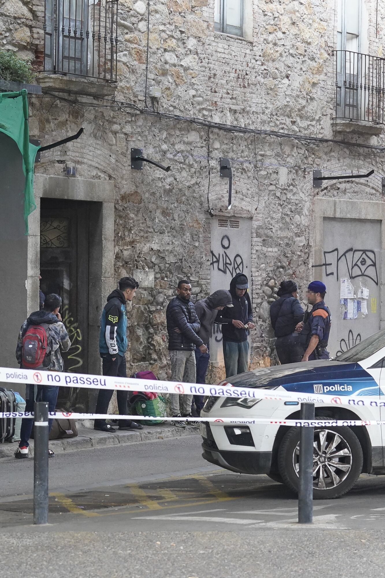 Girona carrer Tomàs Mieres desallotjament edifici ocupat